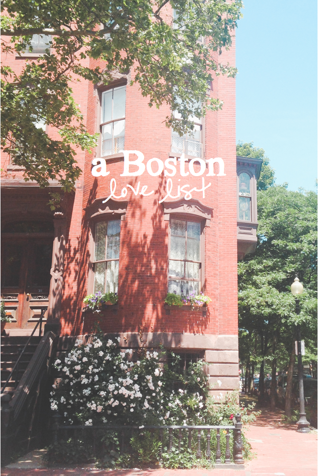 a boston love list